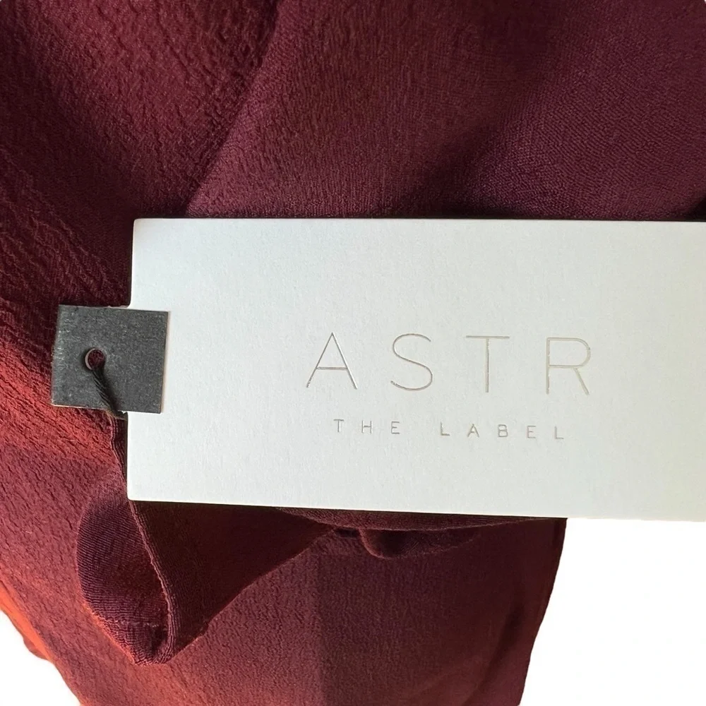 ASTR THE LABEL Cold Should Silk Mini Dress